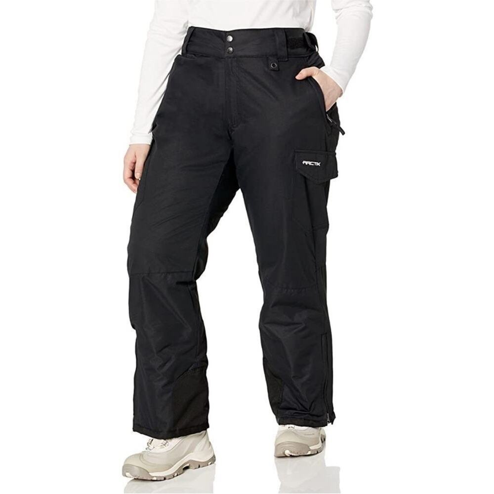 Arctix Ski Snowboard Pants New NWT Black Cargo Outdoor LARGE Womens Outdoor